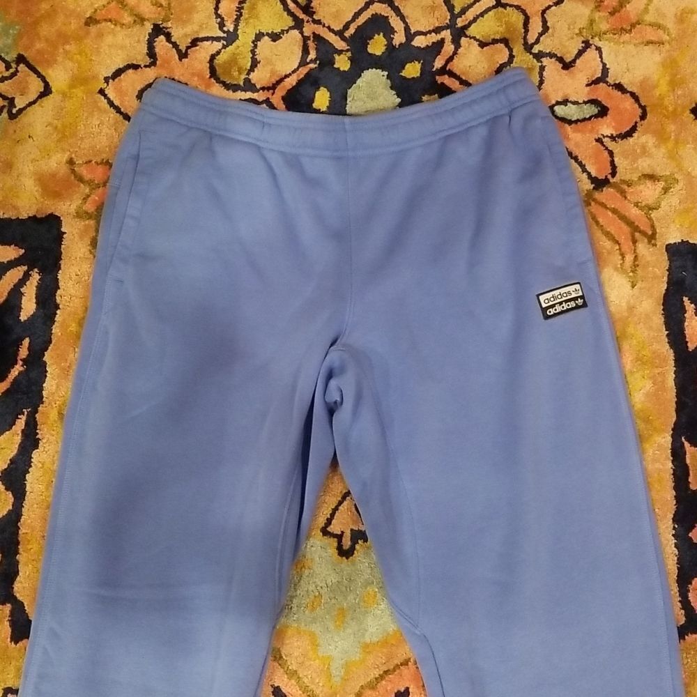 Blue Adidas Sweat Pants Youth Size XL 15/16